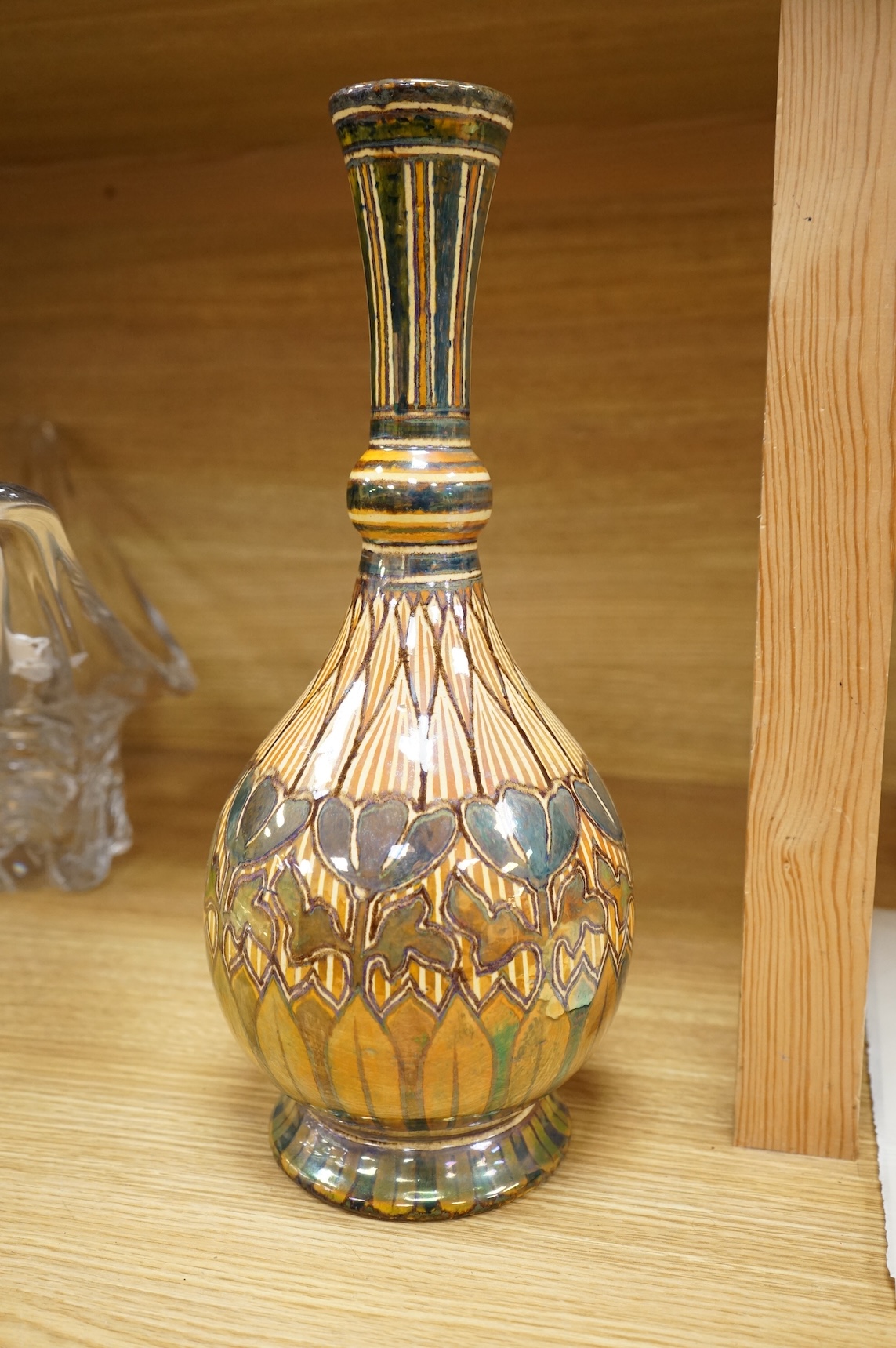 Maw & Co., Jackfield, Salop: A lustre ware art pottery vase